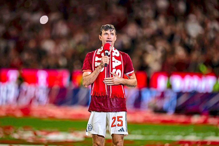 Thomas Müller bereikte het ultieme doel van één persoon en één team